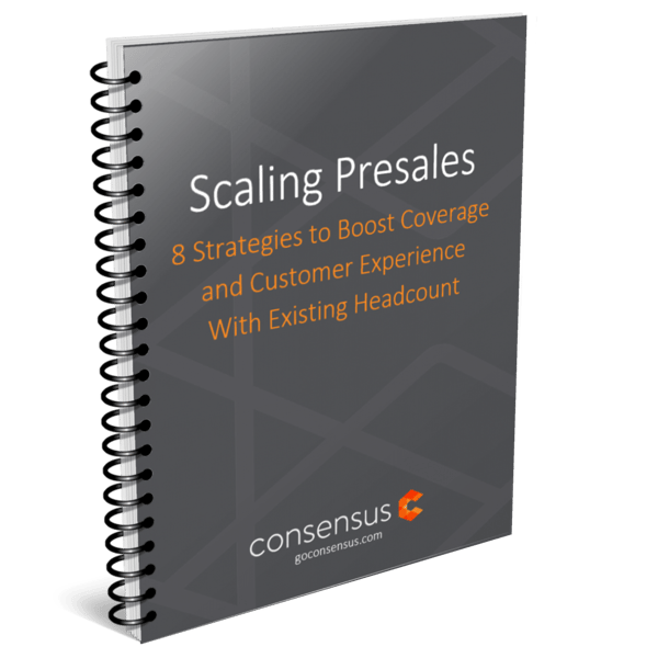 Scaling Presales book mockup